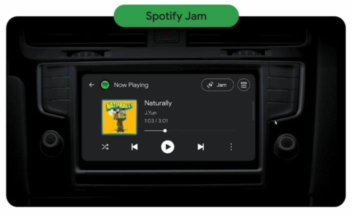 Spotify Jam is now available for Android Auto