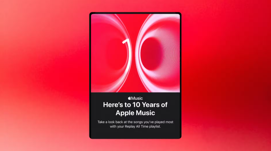Apple Music reveals your most played tracks as the platform celebrates 10 years