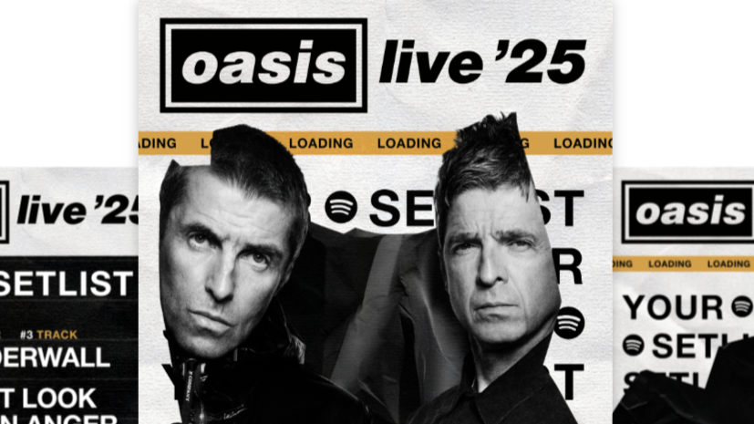 Spotify celebrates Oasis comeback with fan-focused campaign and personalised playlist